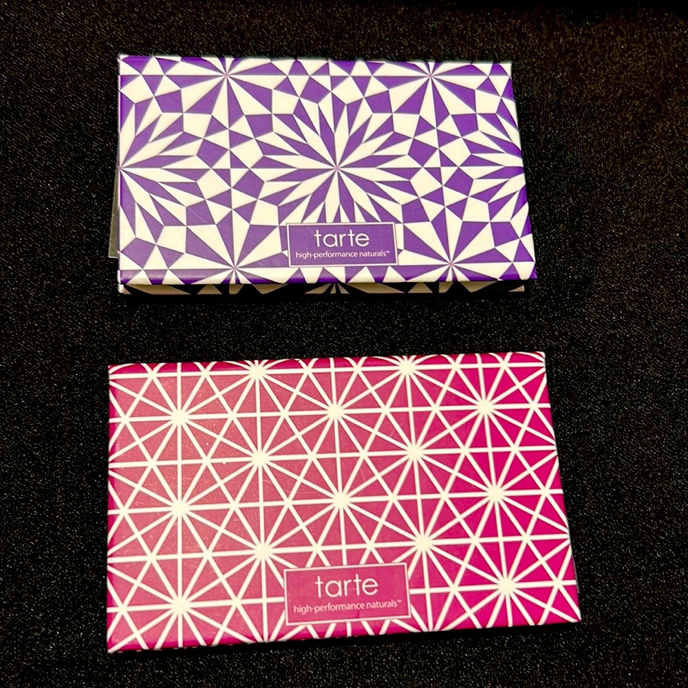 Tarte, high performance natural, eyeshadow mini palettes.